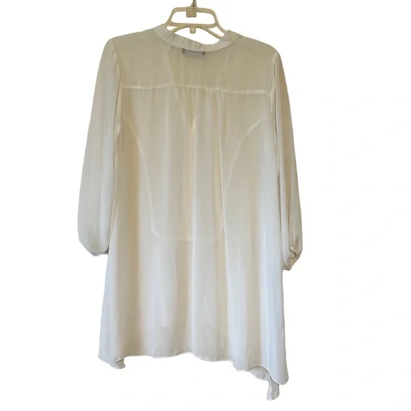 Miracle Suit White Sheer Swimsuit CoverUp Sz Medium - Picture 5 of 5